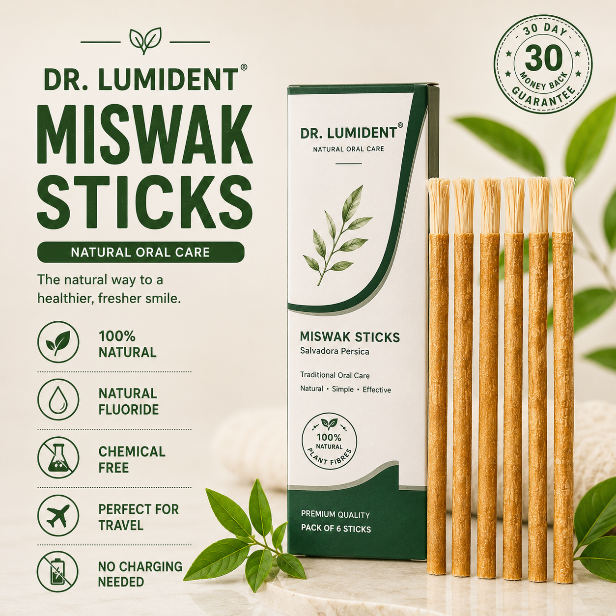 Dr. Lumident™ Natural Miswak Sticks