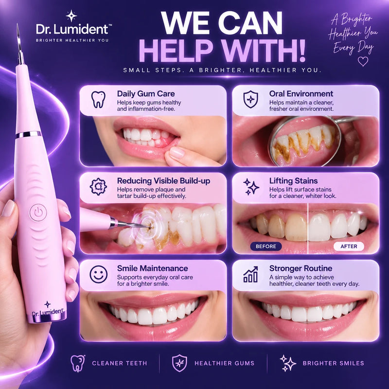 Dr. Lumident SonicScale Precision Tooth Cleaner