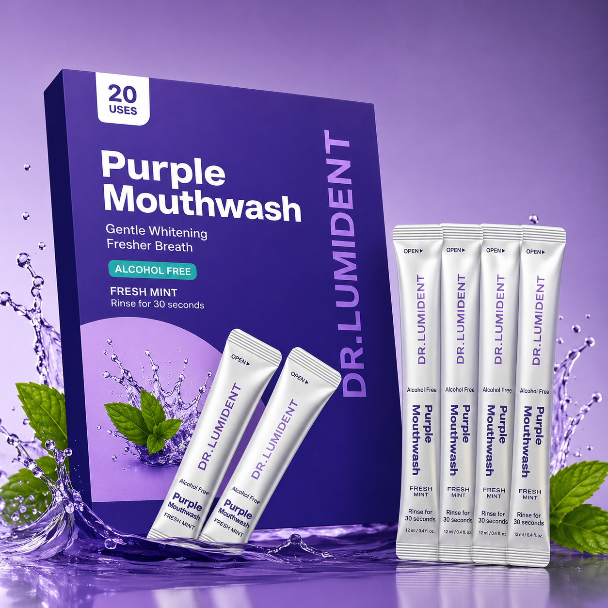 Dr. Lumident Purple Mouthwash