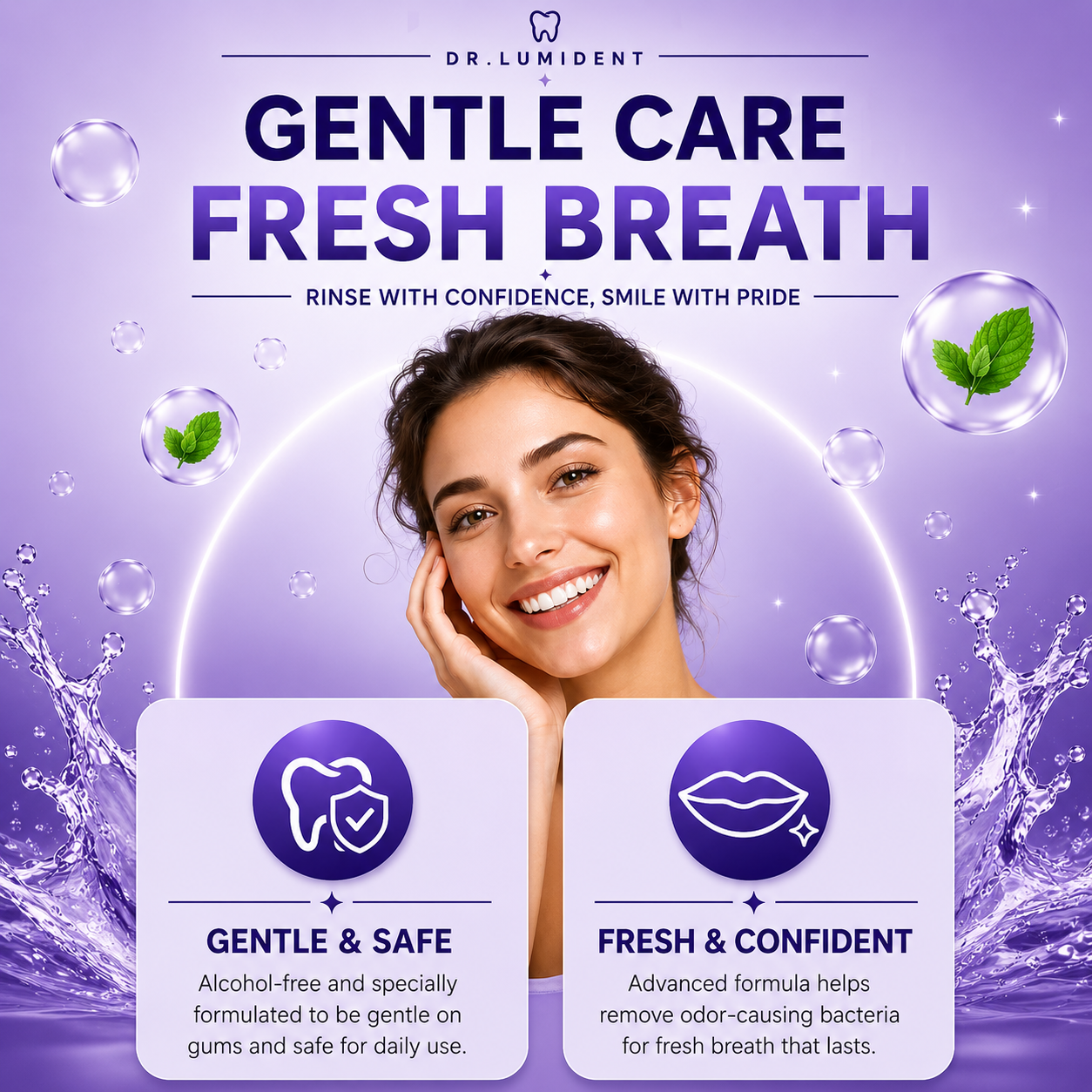 Dr. Lumident Purple Mouthwash
