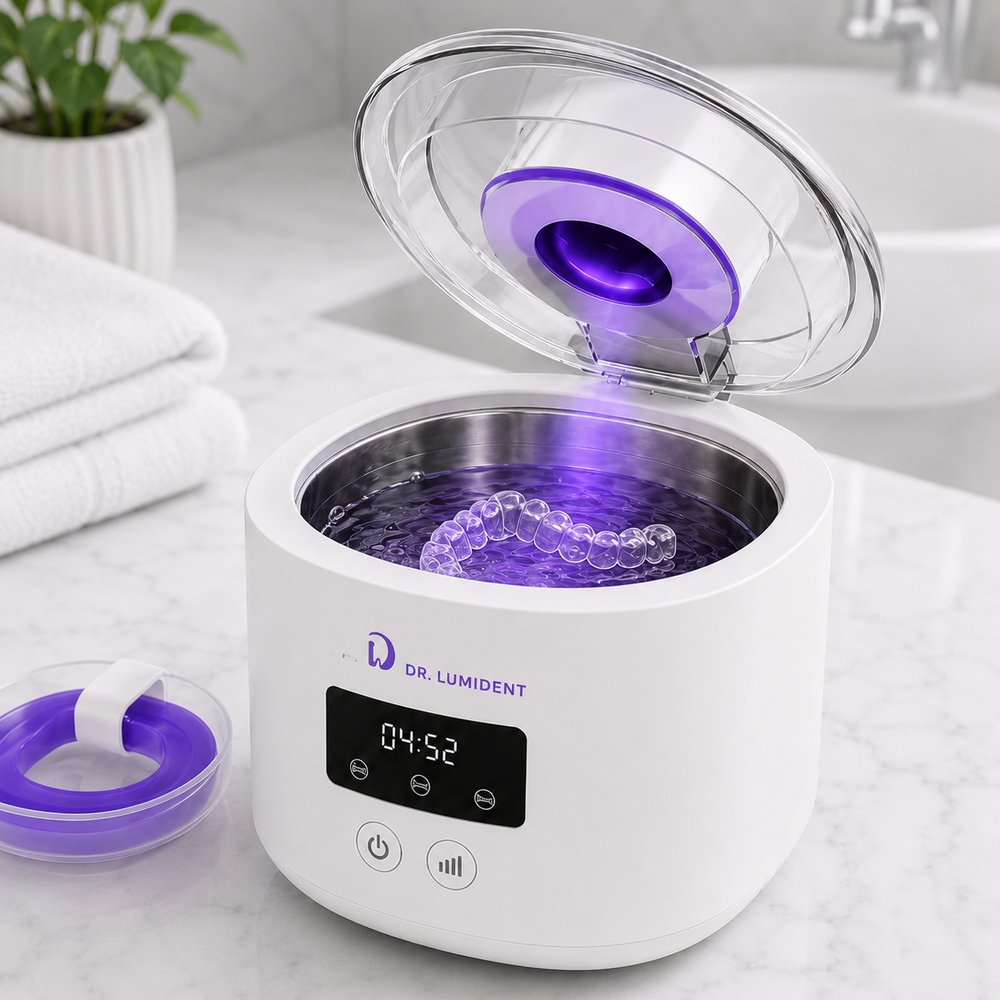 Dr. Lumident SonicClean Ultrasonic Dental Appliance Cleaner
