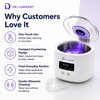 Dr. Lumident SonicClean Ultrasonic Dental Appliance Cleaner