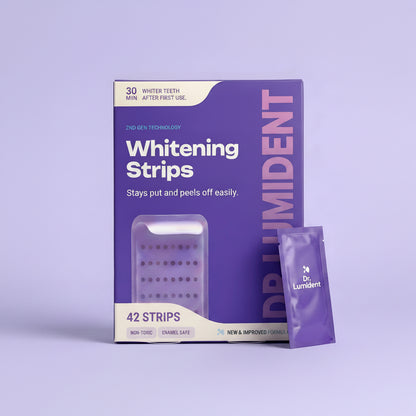 Dr.Lumident Purple Teeth Whitening Strips