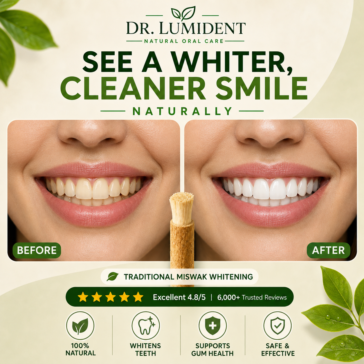 Dr. Lumident™ Natural Miswak Sticks