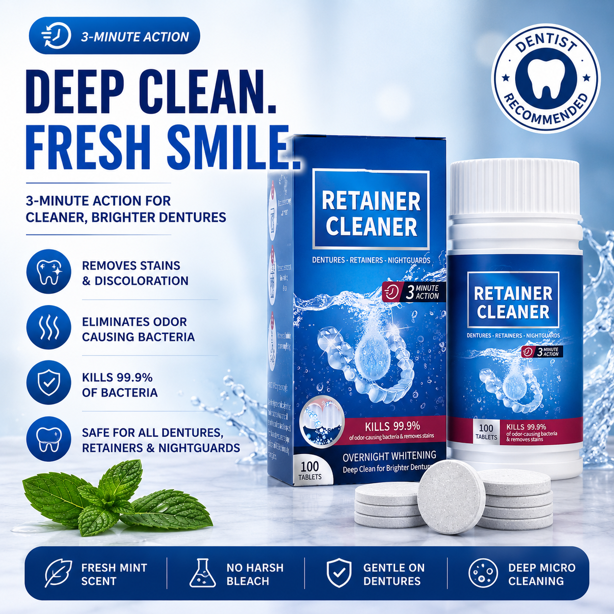 Dr Lumident Dentures Cleaner
