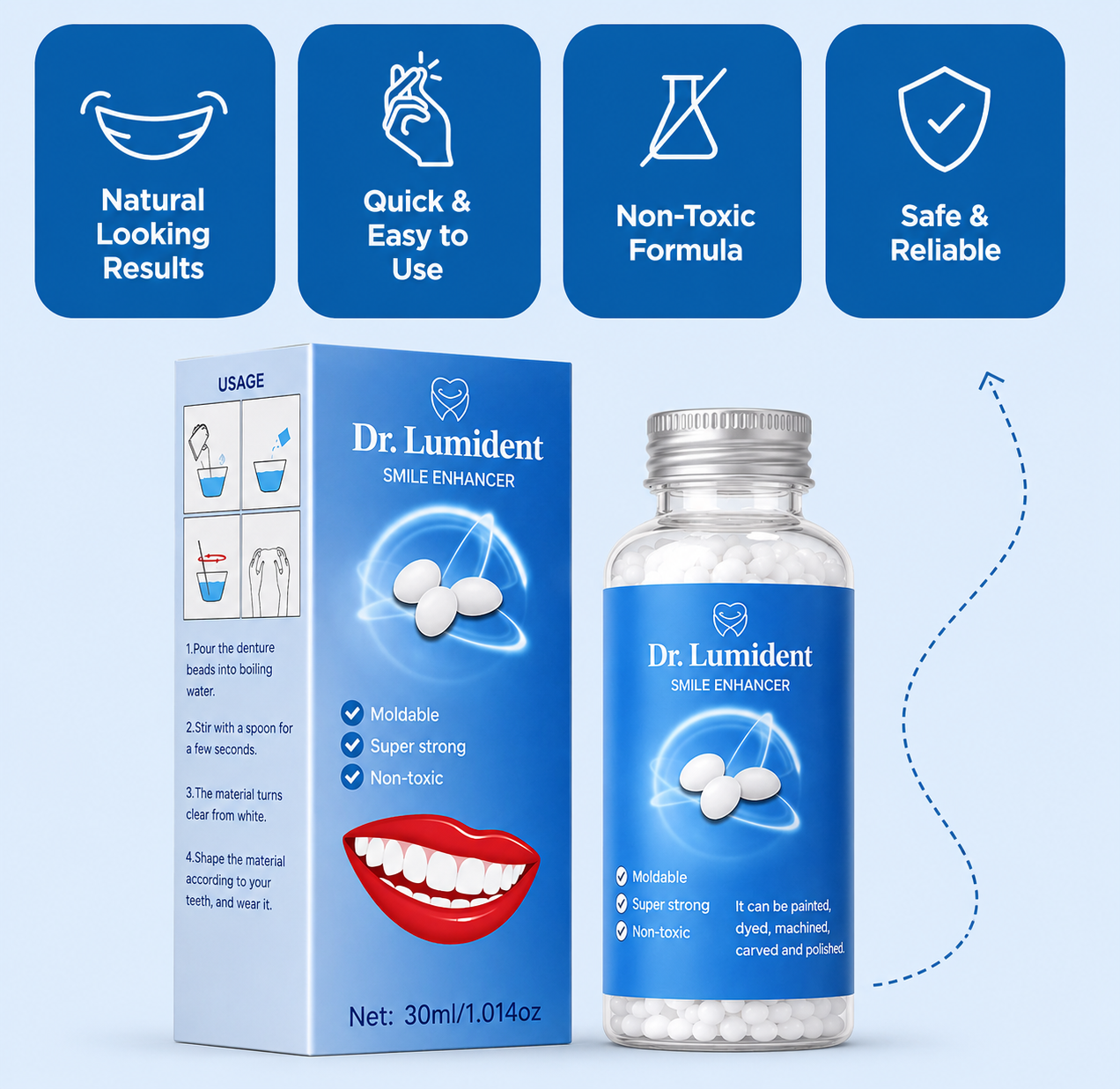 Dr. Lumident Instant Tooth Repair Kit