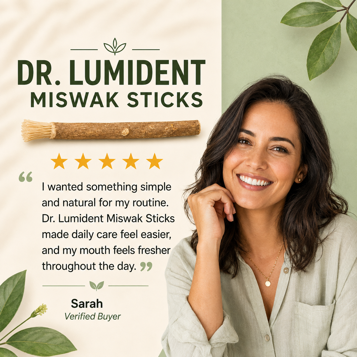 Dr. Lumident™ Natural Miswak Sticks
